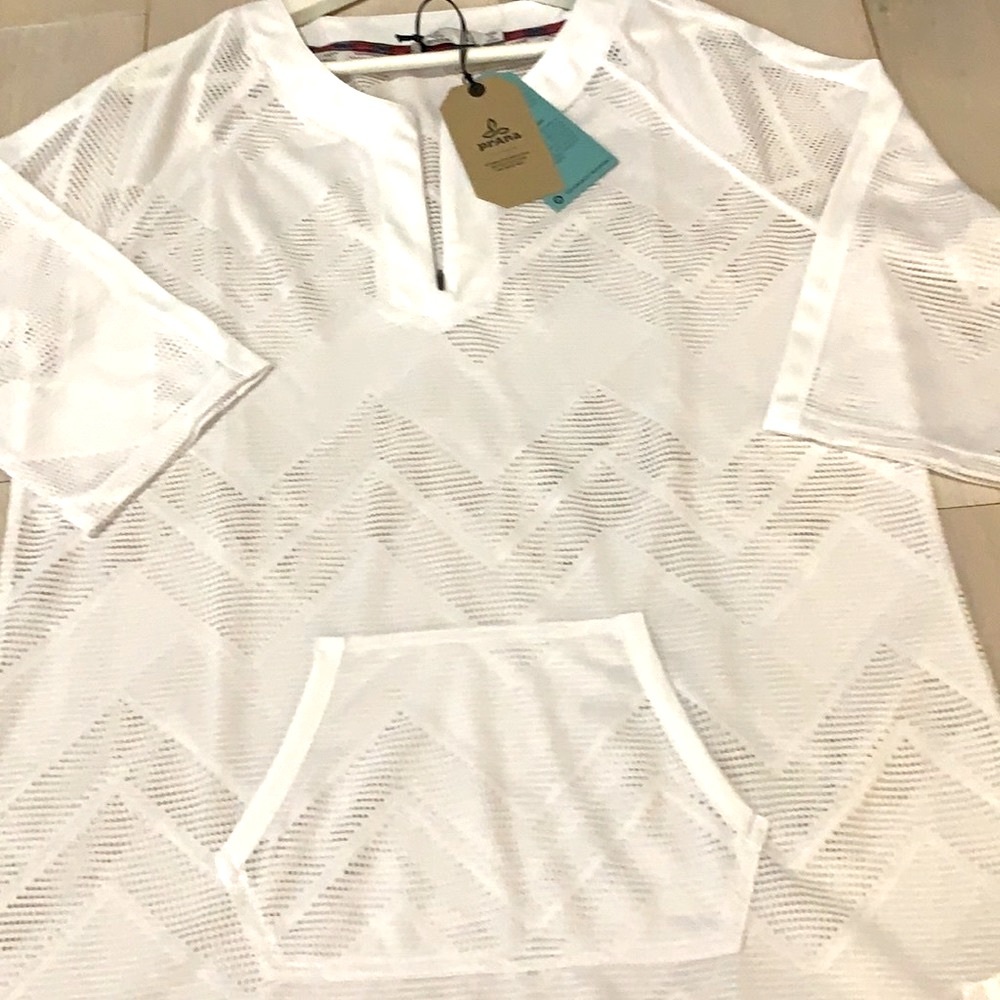 ⭐️❣️PRANA⭐️❣️White cover up ❣️❣️💖♥️🌺⭐️⭐️⭐️ - Picture 11 of 15